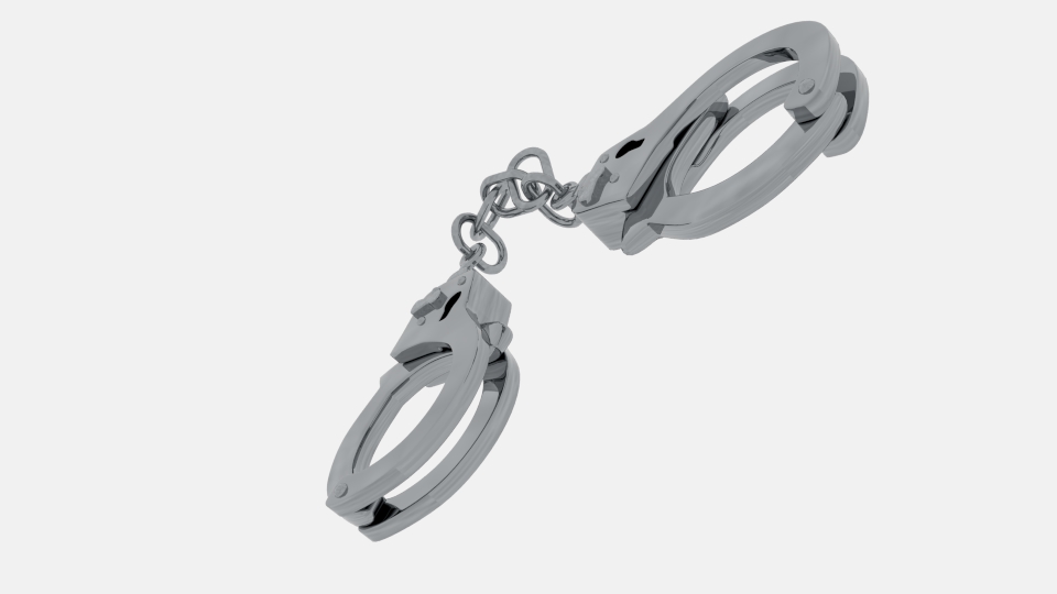 handcuff 3d model blend 218063