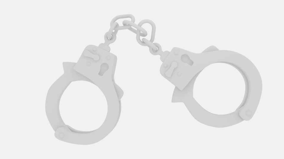 handcuff 3d model blend 218064