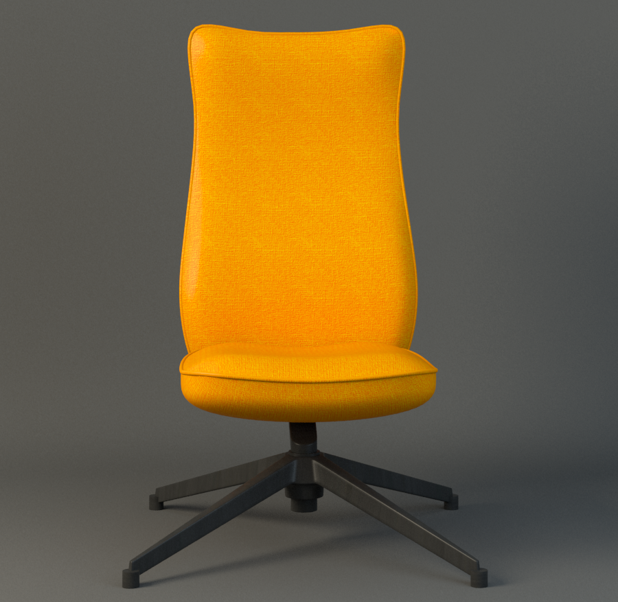 pilot chair knoll 3d model max fbx ma mb obj 218176