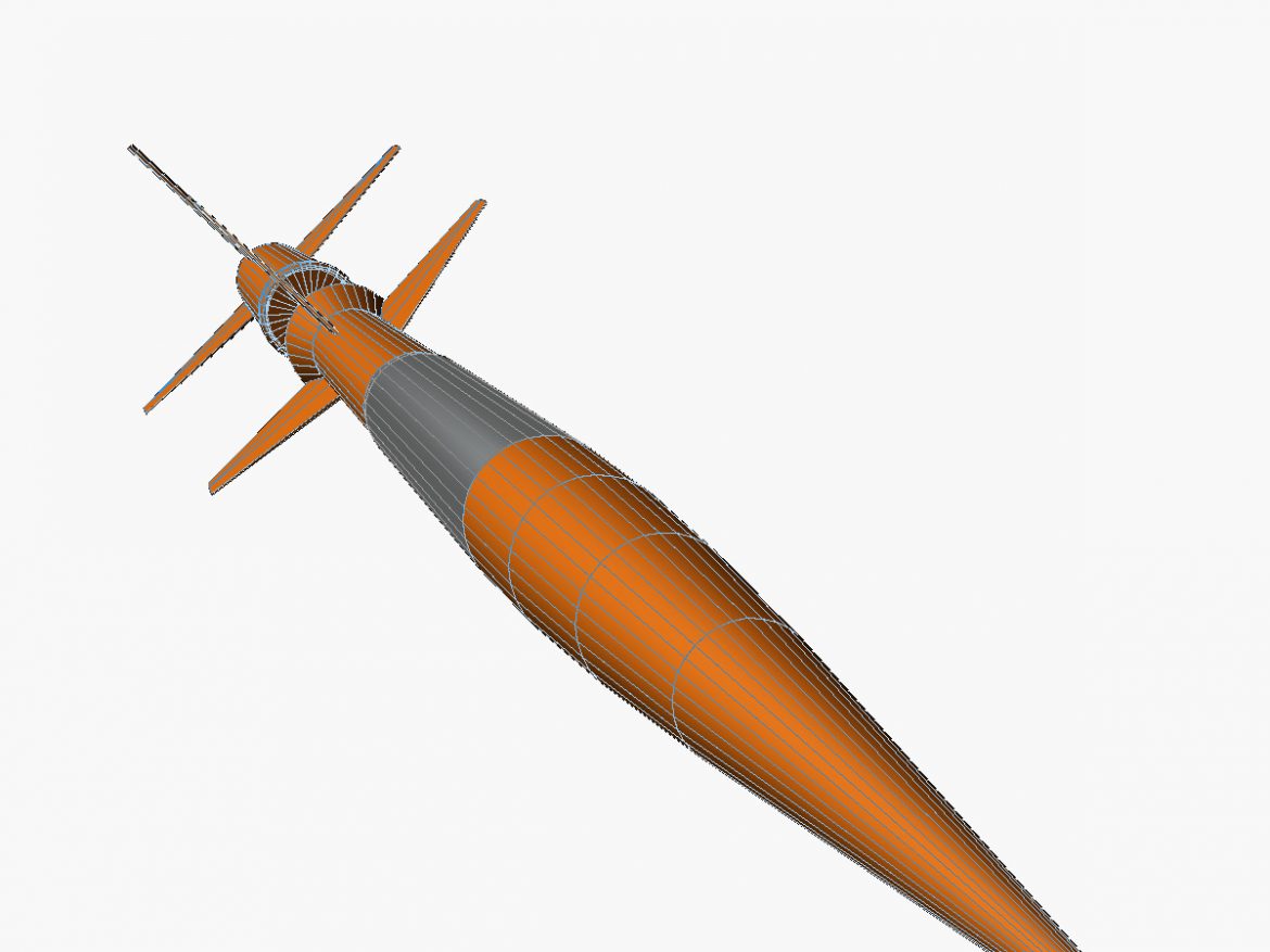 gamma centauro rocket 3d model 3ds dxf fbx blend cob dae x obj 218209