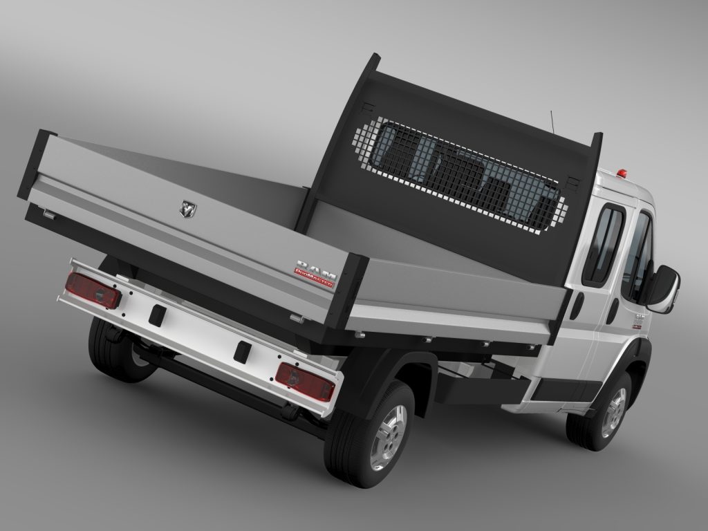 Ram Promaster Cargo Crew Cab Truck 2015 3D Model - FlatPyramid