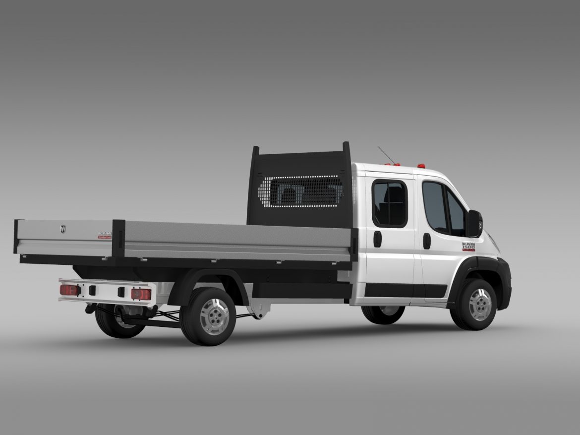 ram promaster cargo crew cab truck 2015 3d model 3ds max fbx c4d lwo ma mb hrc xsi obj 218807
