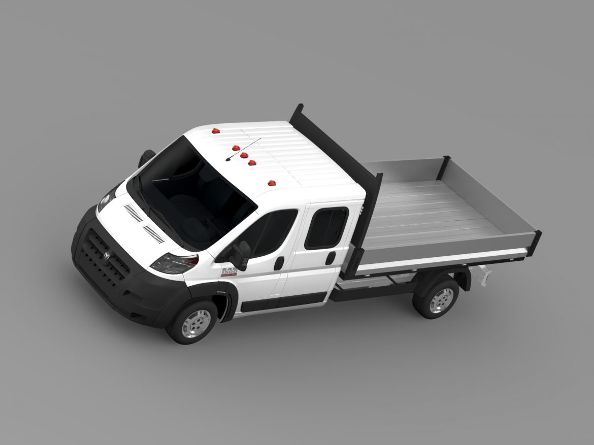 ram promaster cargo crew cab truck 2015 3d model 3ds max fbx c4d lwo ma mb hrc xsi obj 218812