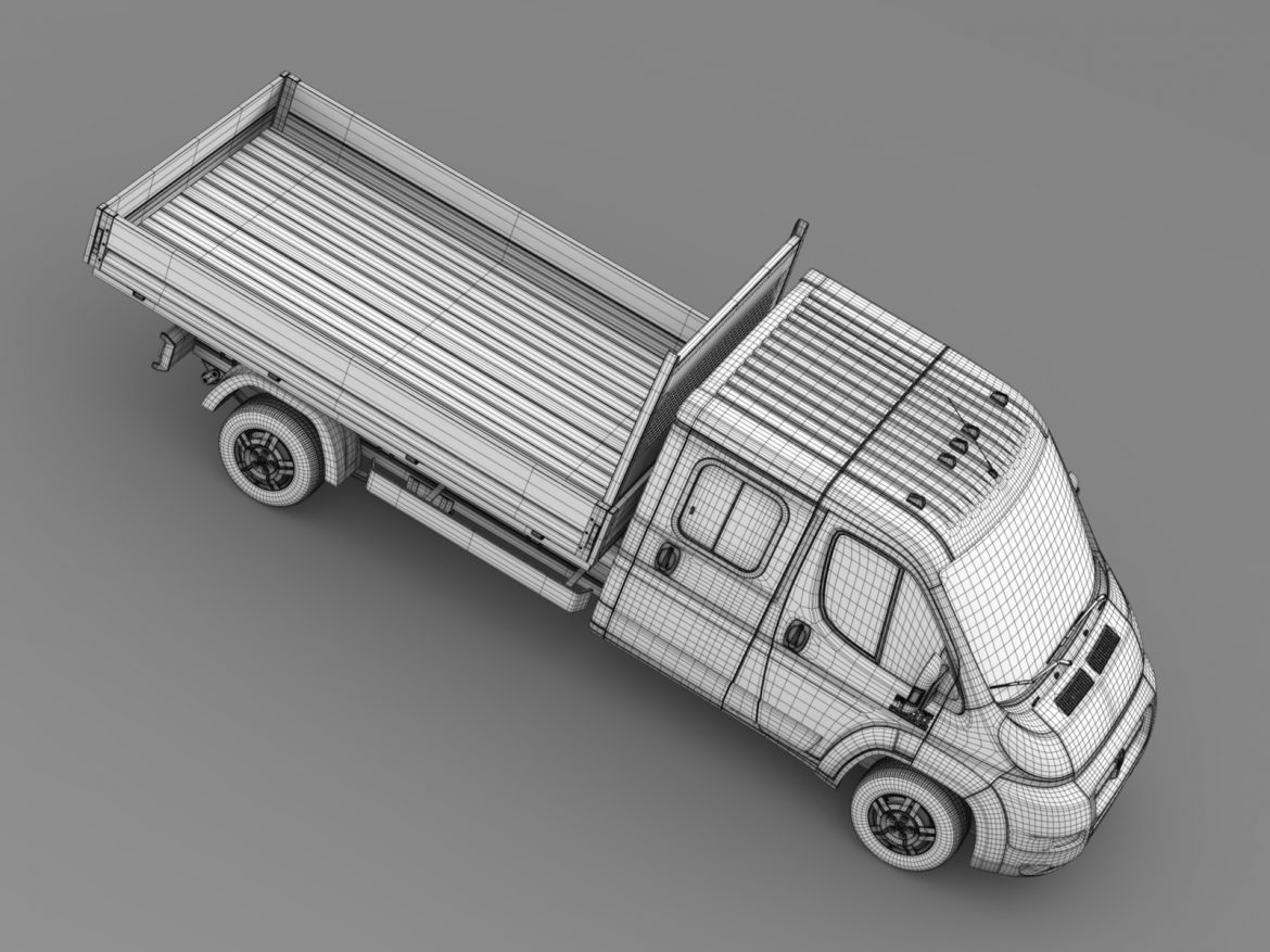 ram promaster cargo crew cab truck 2015 3d model 3ds max fbx c4d lwo ma mb hrc xsi obj 218817
