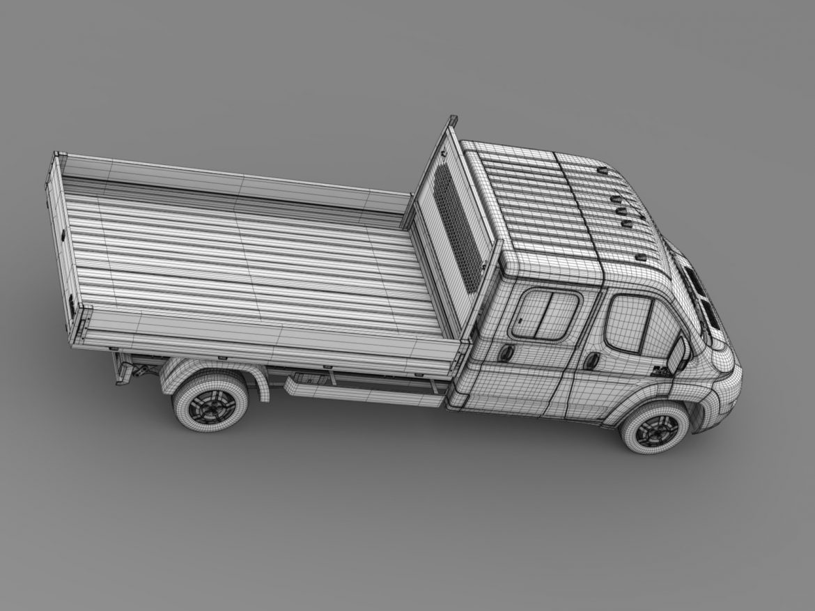 ram promaster cargo crew cab truck 2015 3d model 3ds max fbx c4d lwo ma mb hrc xsi obj 218818