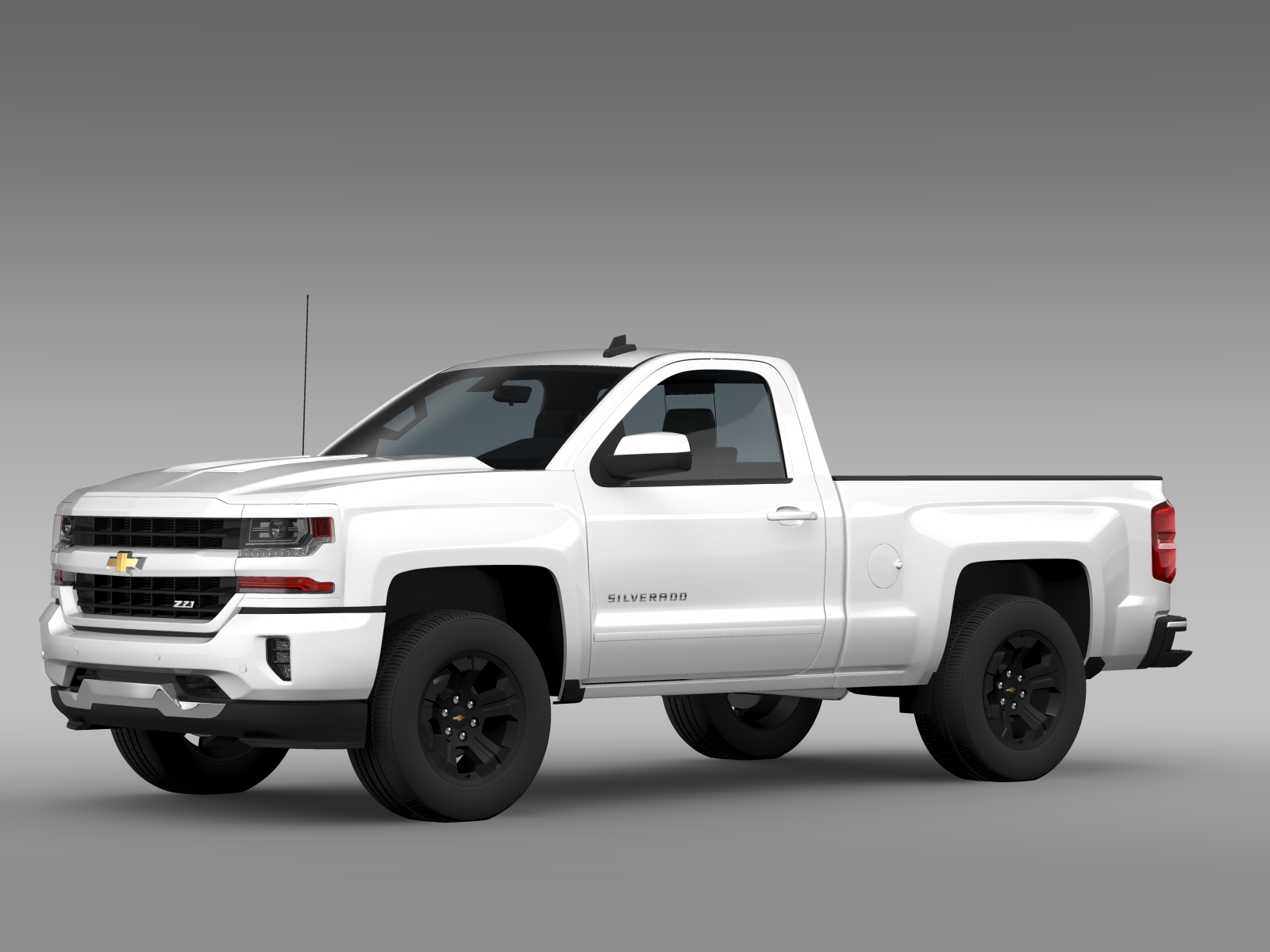 Chevrolet Silverado LT Z71 Regular Cab GMTK2 Stand 3D ...