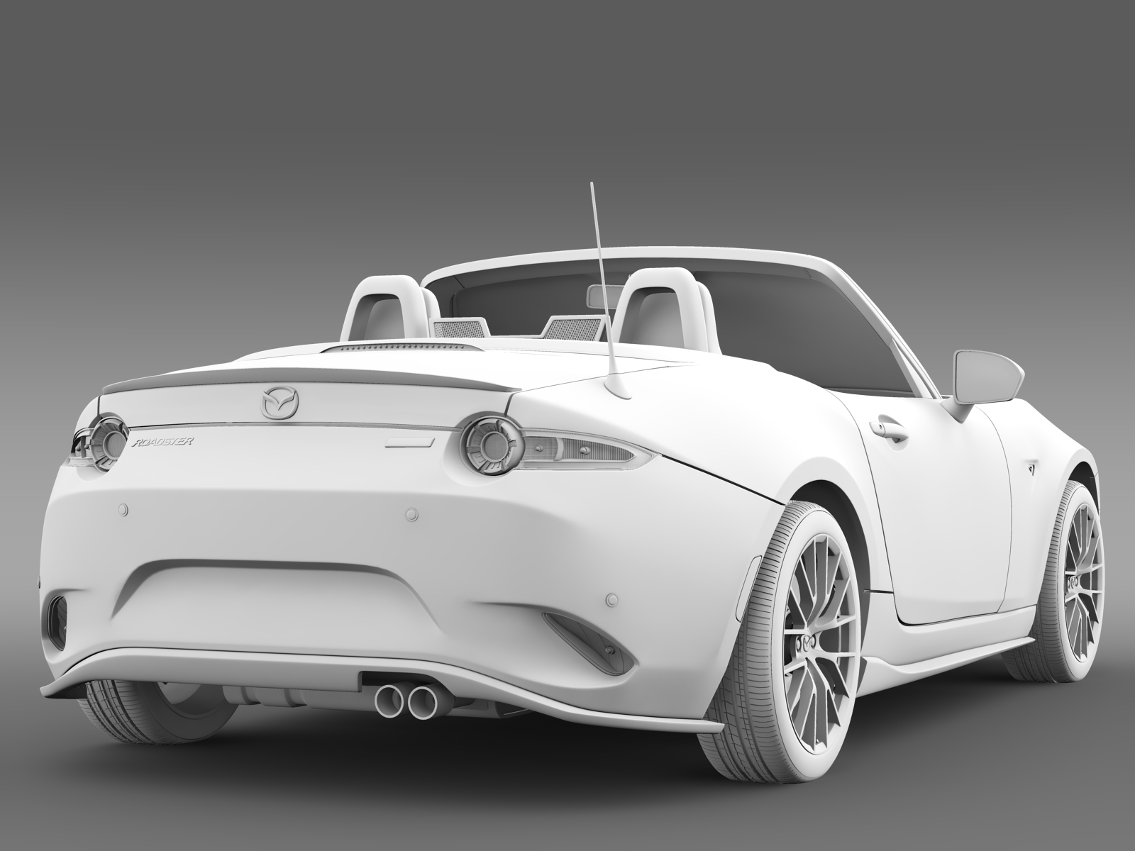 Mazda Roadster RS 2016 3D Model \u2013 Buy Mazda Roadster RS 2016 3D Model  FlatPyramid