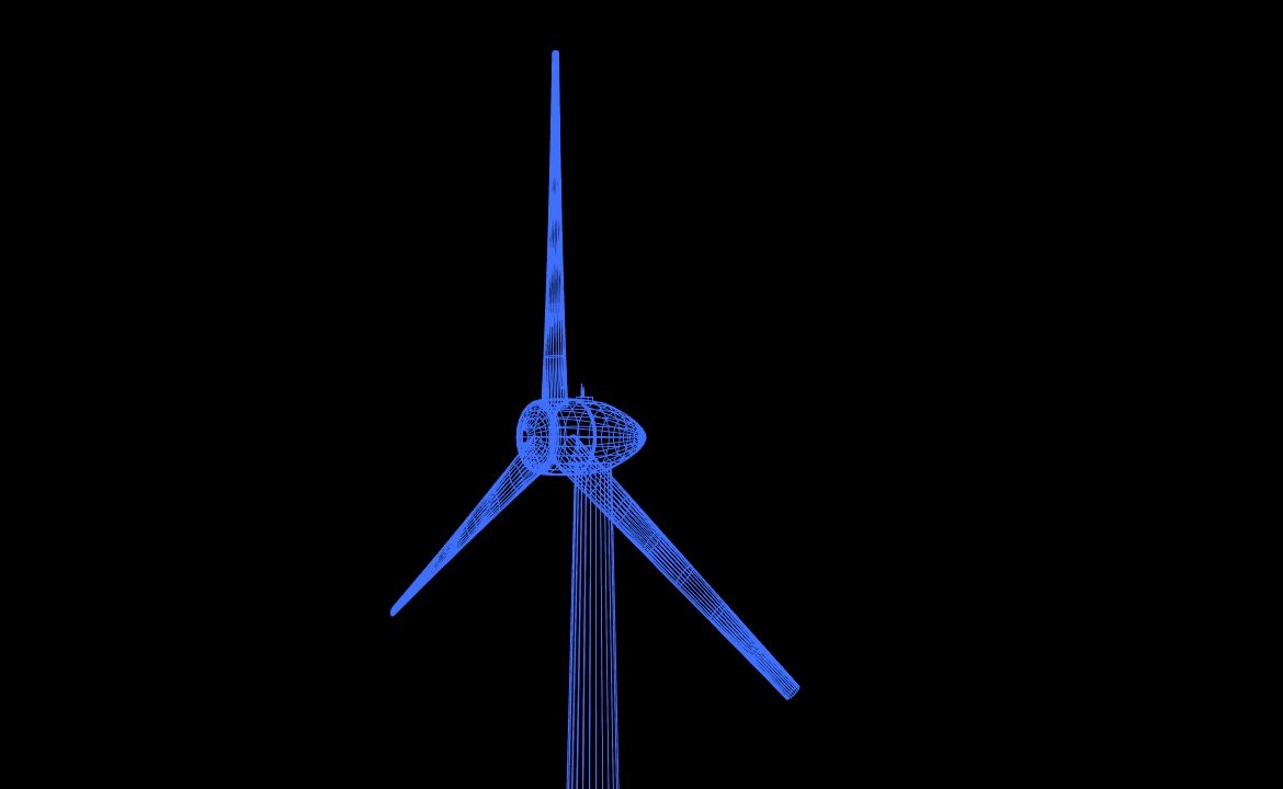 clean energy – eolic turbine 3d model 3ds fbx dae lwo  obj 220232