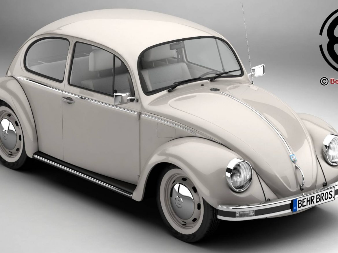 volkswagen beetle 2003 ultima edicion 3d model 3ds max fbx c4d lwo ma mb obj 220877