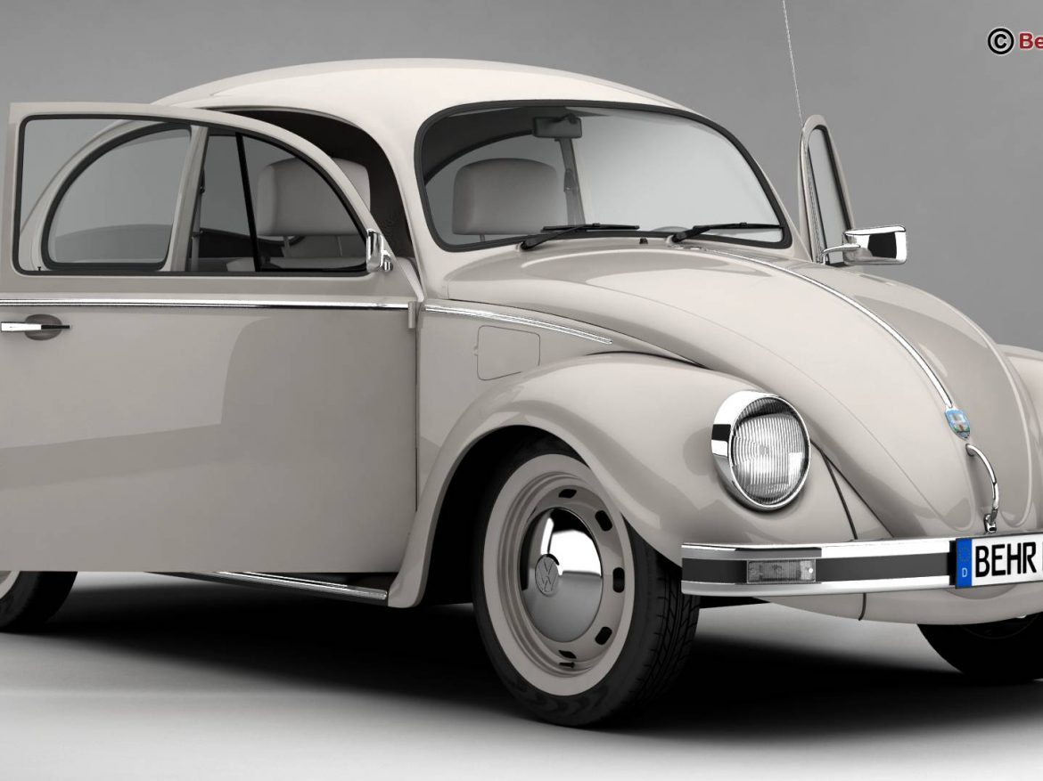 volkswagen beetle 2003 ultima edicion 3d model 3ds max fbx c4d lwo ma mb obj 220879