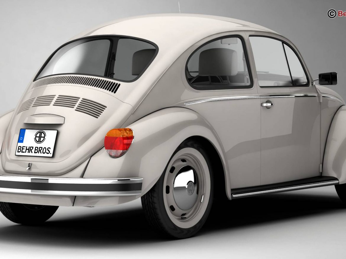 volkswagen beetle 2003 ultima edicion 3d model 3ds max fbx c4d lwo ma mb obj 220880