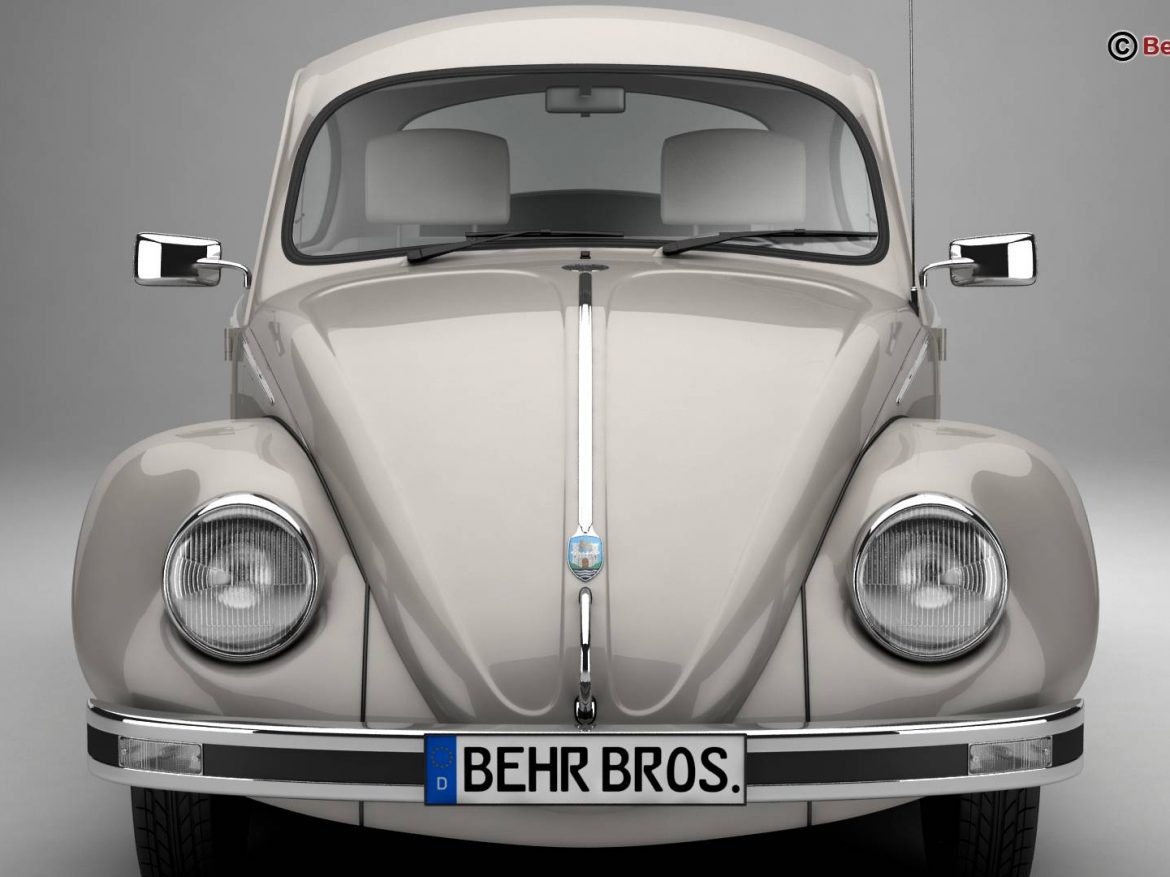 volkswagen beetle 2003 ultima edicion 3d model 3ds max fbx c4d lwo ma mb obj 220883