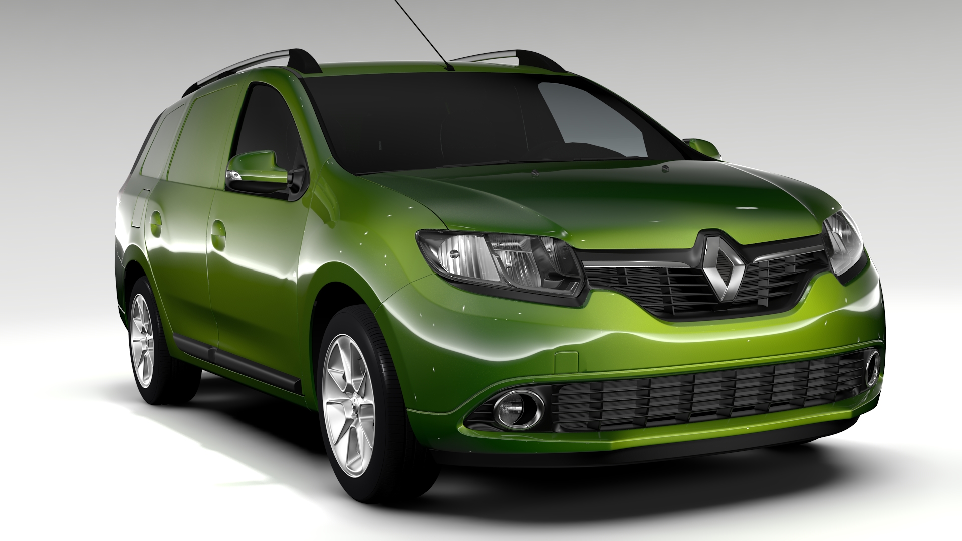 Renault Logan VAN 2016 3D Model Buy Renault Logan VAN