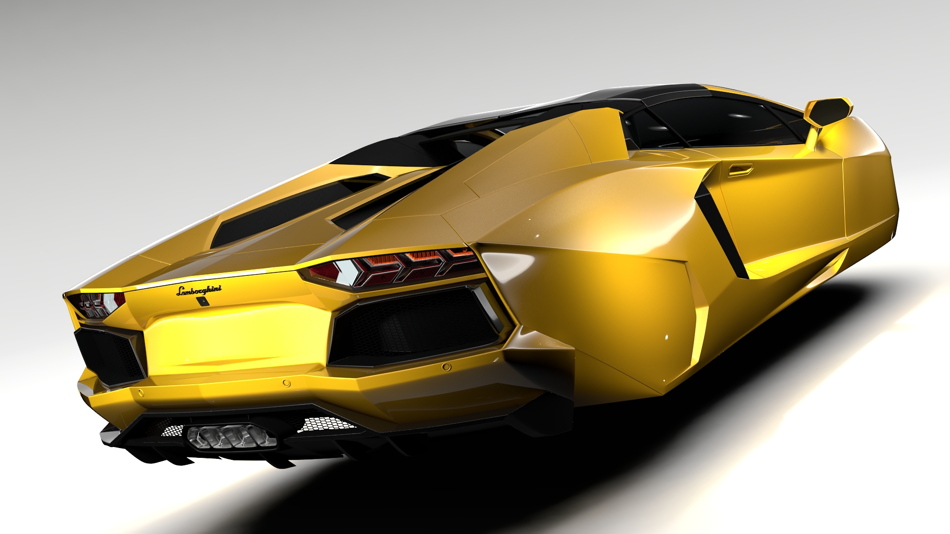 Lamborghini Aventador Flying 2017 3D Model | FlatPyramid