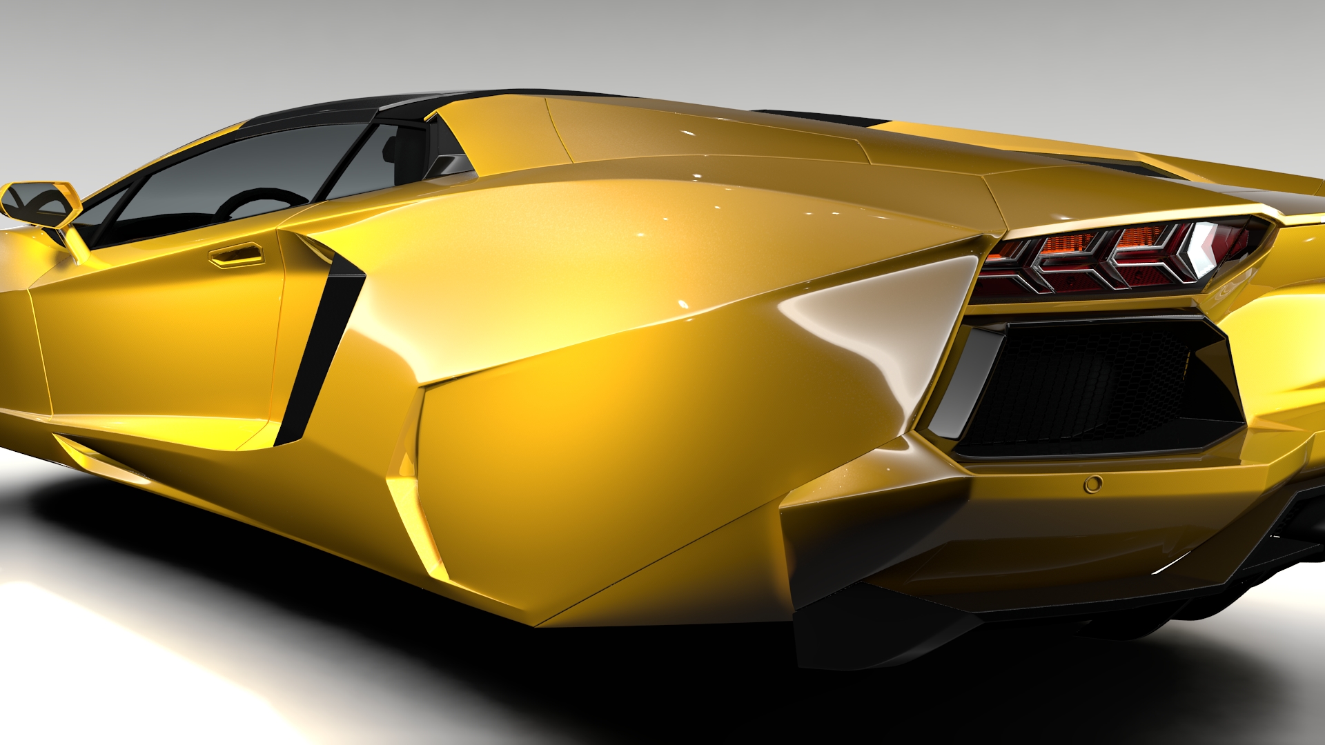 Lamborghini Aventador Flying 2017 3D Model - FlatPyramid