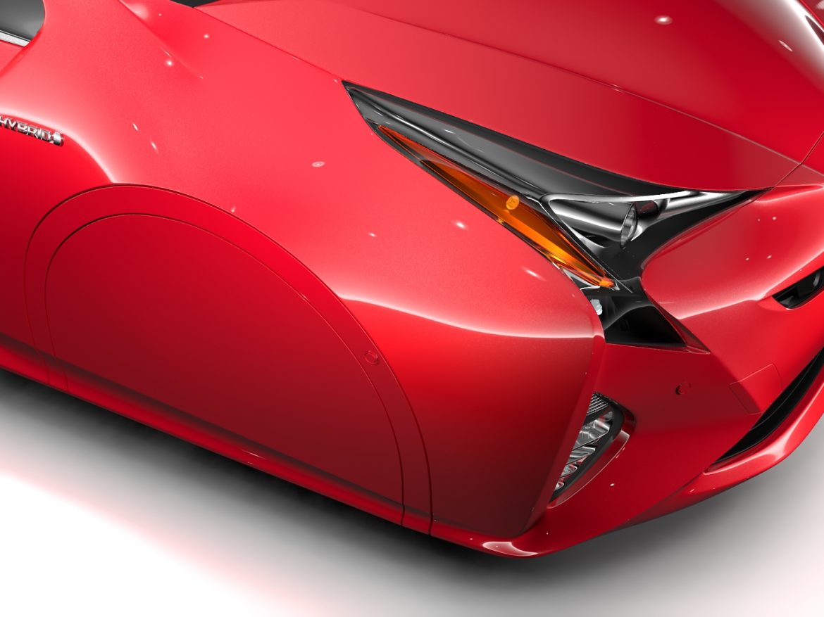 Toyota Prius Flying 2017 3D Model - FlatPyramid