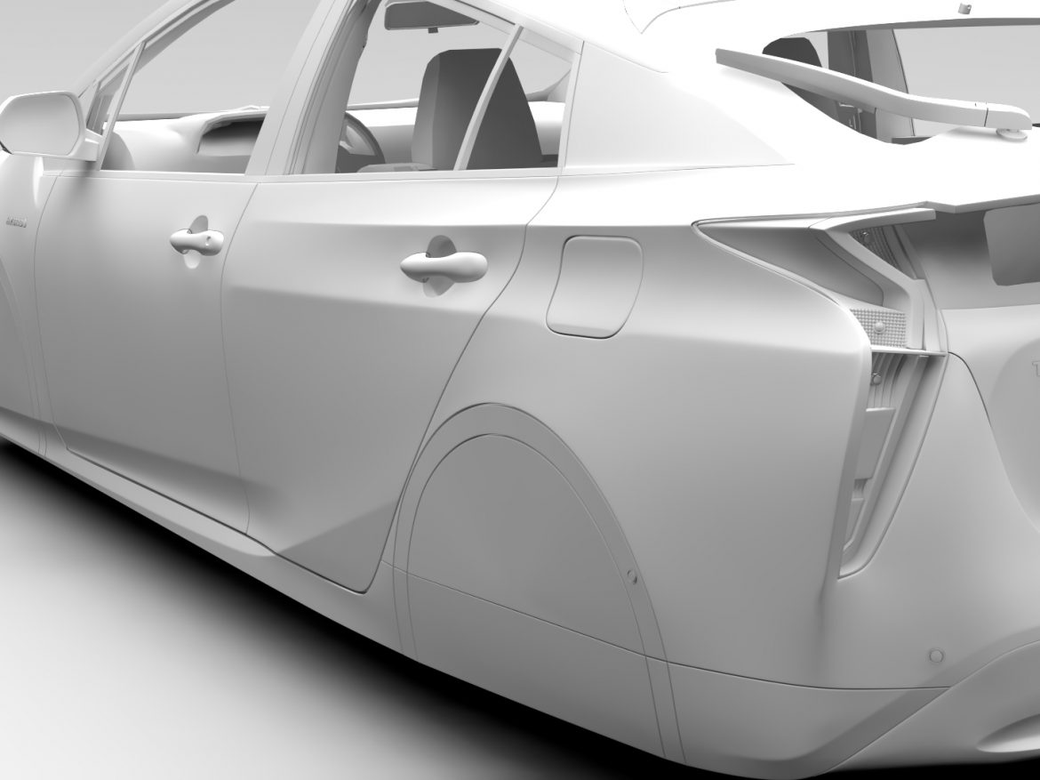 Toyota Prius Flying 2017 3D Model - FlatPyramid
