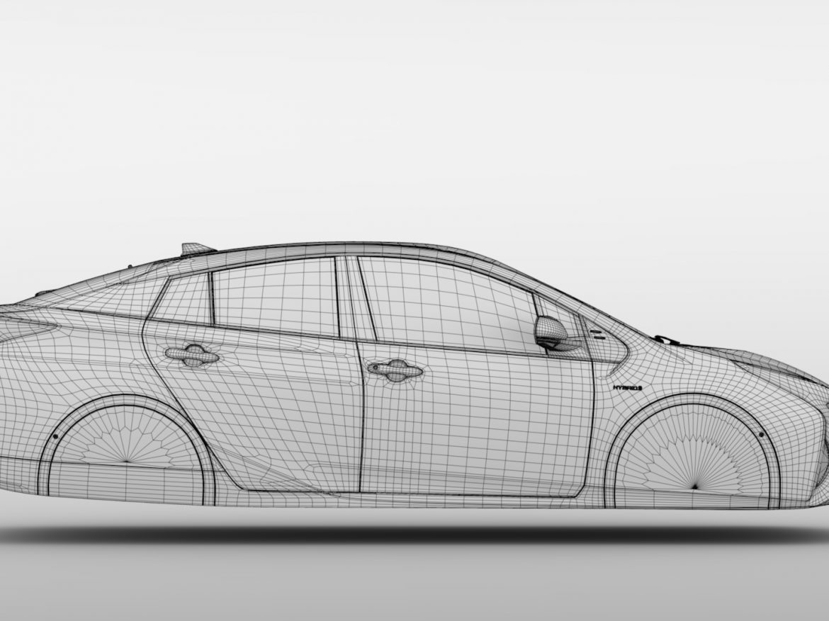 Toyota Prius Flying 2017 3D Model - FlatPyramid