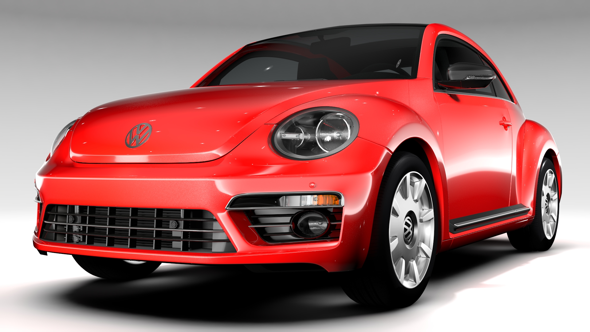VW Beetle Turbo 2017 3D Model – Buy VW Beetle Turbo 2017 ...