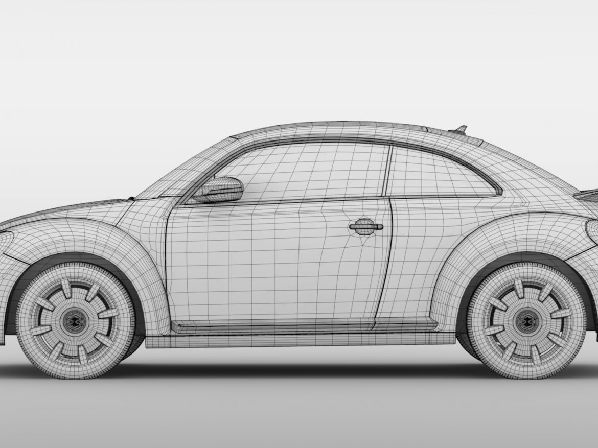 vw beetle turbo 2017 3d model 3ds max fbx c4d lwo ma mb hrc xsi obj 221678