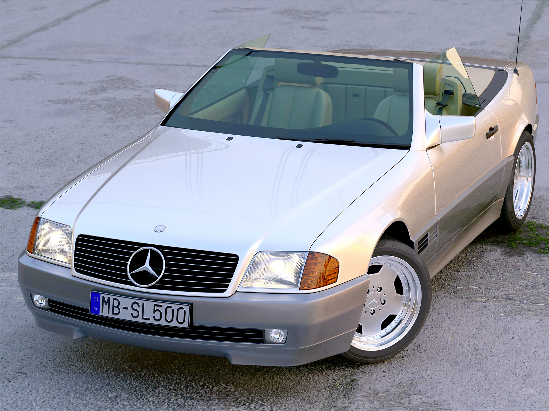 import max material to 3ds how Mercedes Mercedes Benz Model SL 3D SL â€“ 1995 Buy Benz 1995