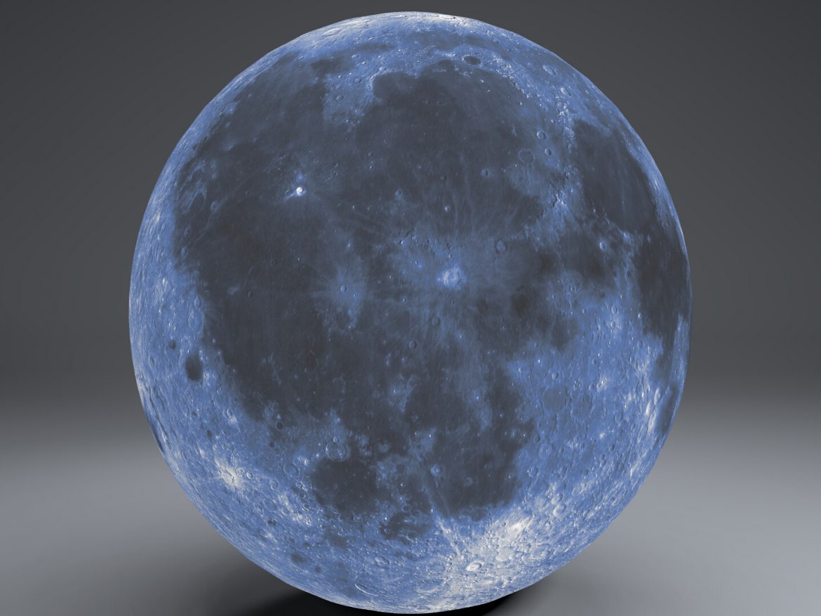 blue moonglobe 11k 3d model 3ds fbx blend dae obj 221886