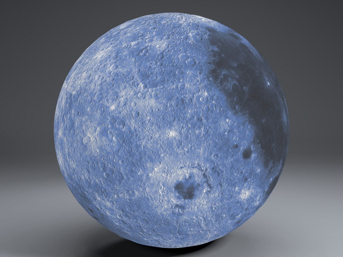 blue moonglobe 11k 3d model 3ds fbx blend dae obj 221891
