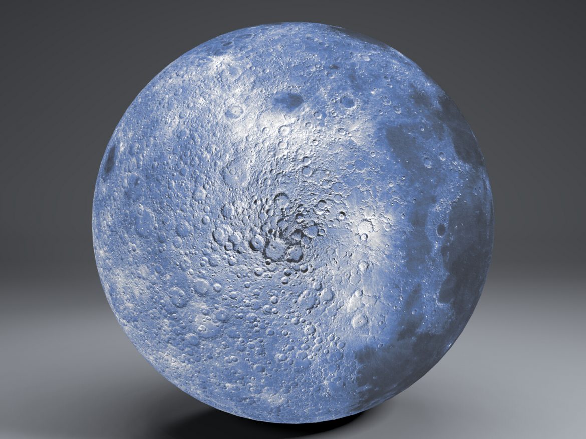 blue moonglobe 11k 3d model 3ds fbx blend dae obj 221892