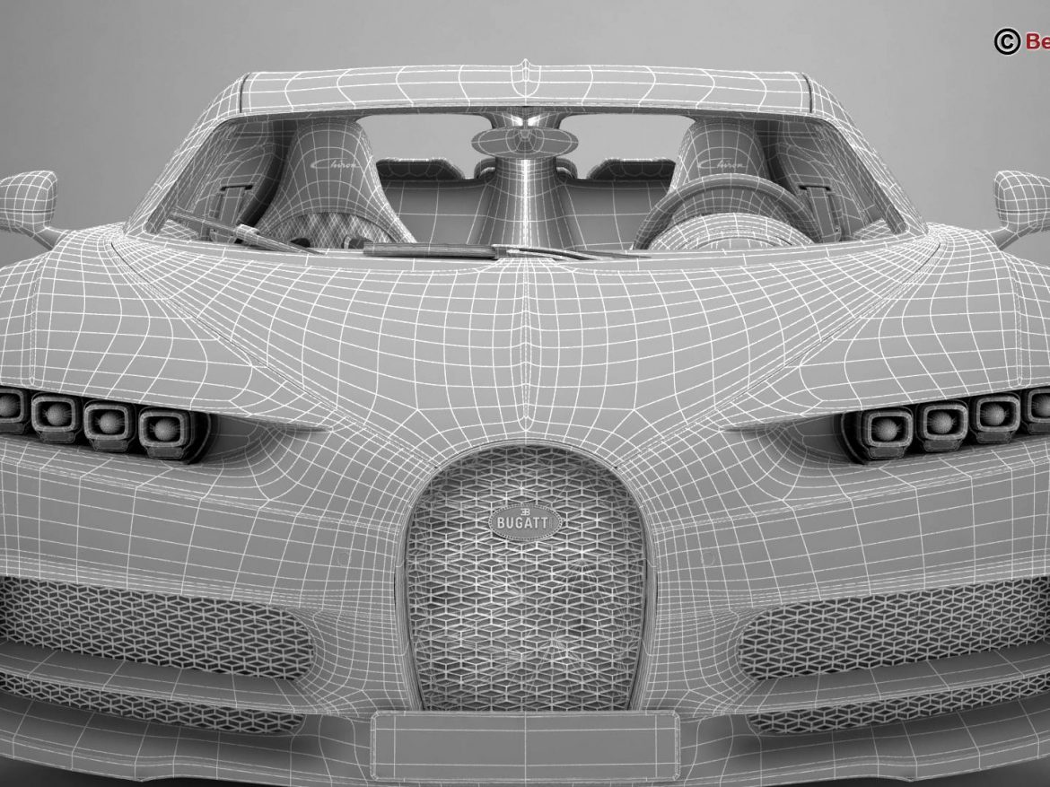 bugatti chiron 2017 3d model 3ds max fbx c4d lwo ma mb obj 222127