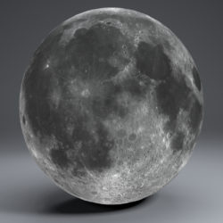 moon globe 23k 3d model 3ds fbx blend dae obj 222138