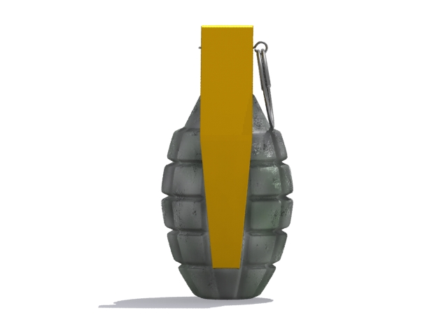 military grenade 3d model max fbx 223050