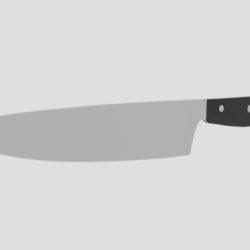 wustho classic cooks knife 3d model blend 223438