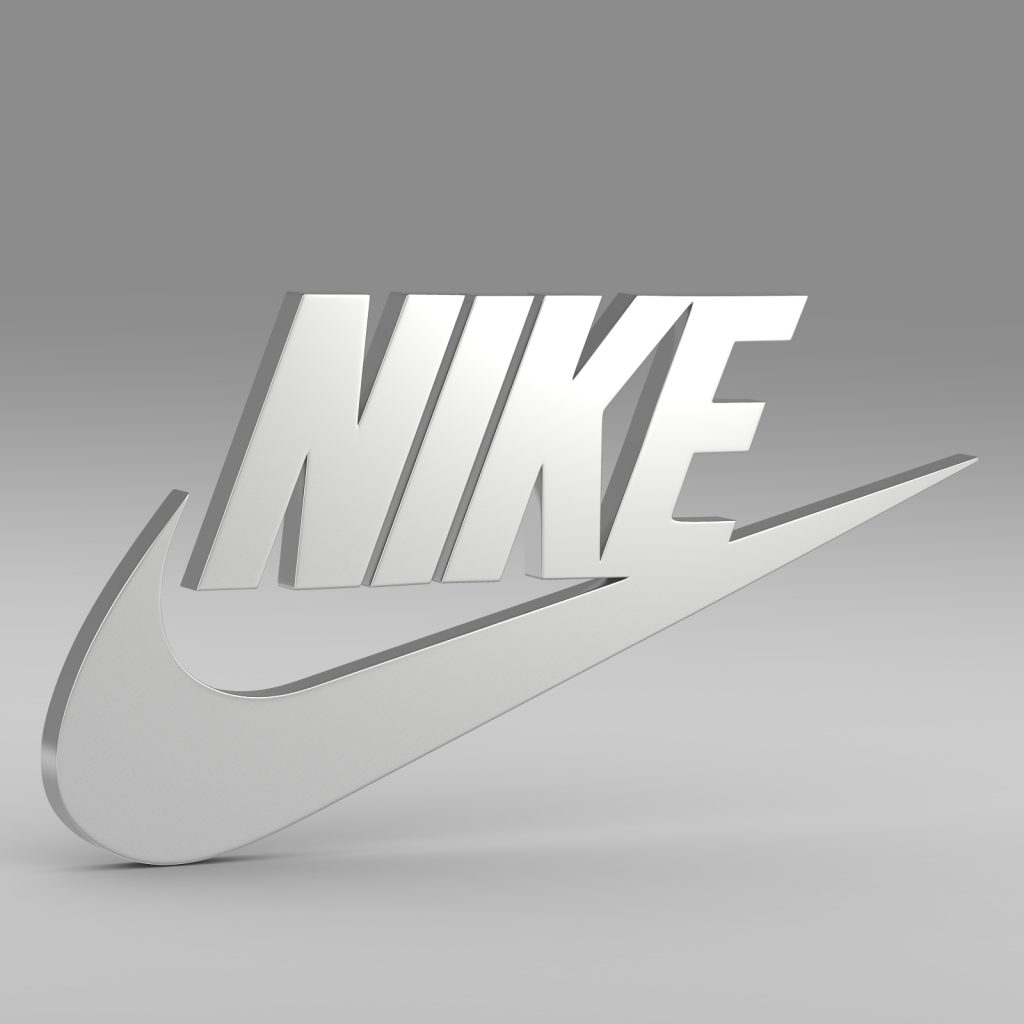 Nike logo 3D Model - FlatPyramid