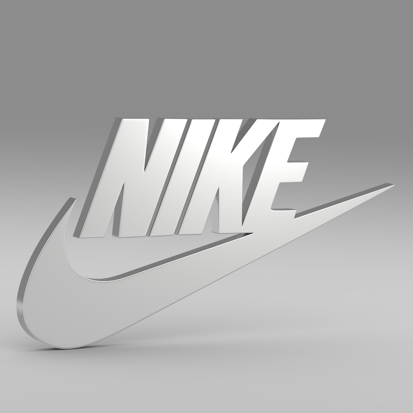 nike logo 3d model 3ds fbx c4d lwo ma mb hrc xsi  obj 223632