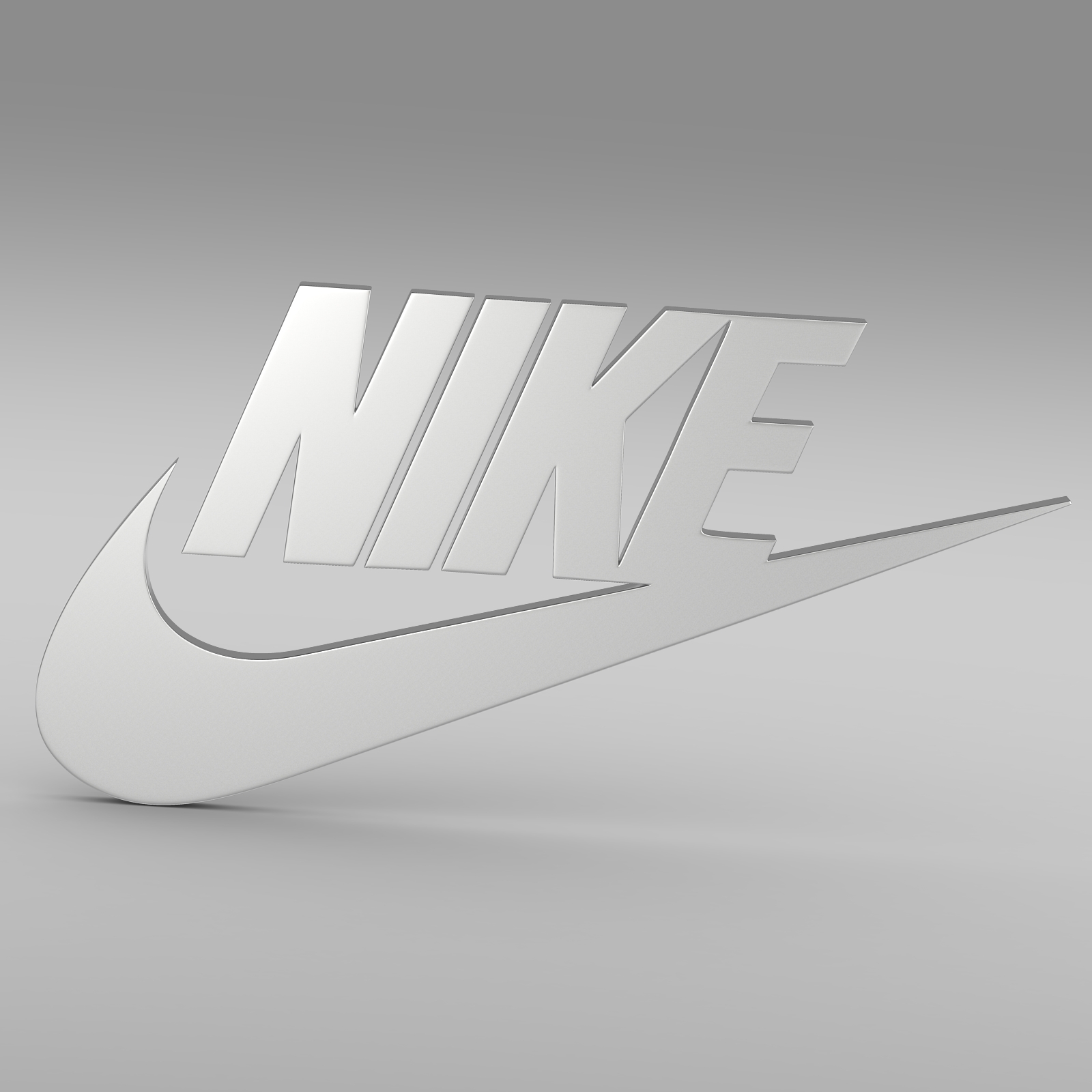 Nike logo 3D Model - FlatPyramid