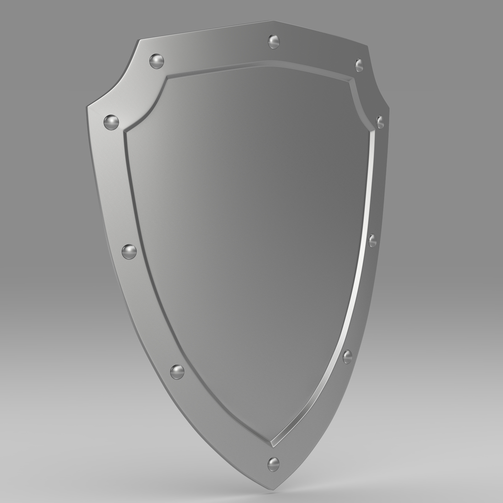 Medieval Shield 3D Model FlatPyramid