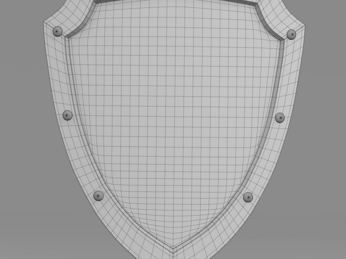 medieval shield 3d model 3ds fbx c4d lwo ma mb hrc xsi  obj 223662