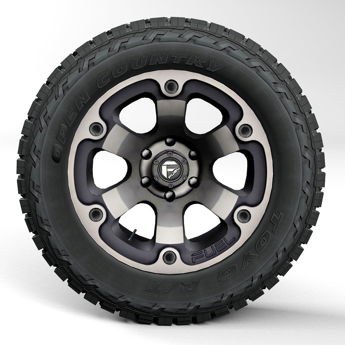 Off Road wheel and tire 2 3D Model Buy Off Road wheel