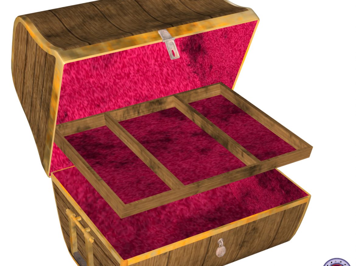 treasure chest fbx obj 3d model fbx 251382