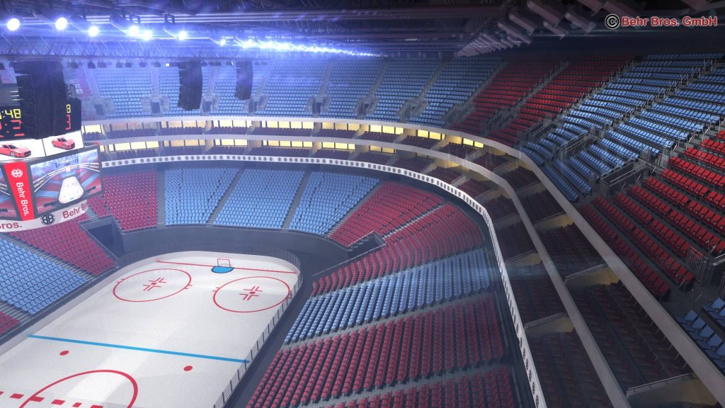 Ice Hockey Arena V2 3D Model - FlatPyramid