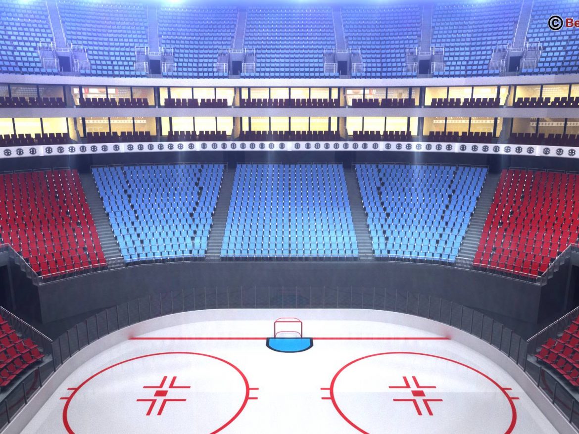 ice hockey arena v2 3d model 3ds max fbx c4d lwo ma mb obj 251658