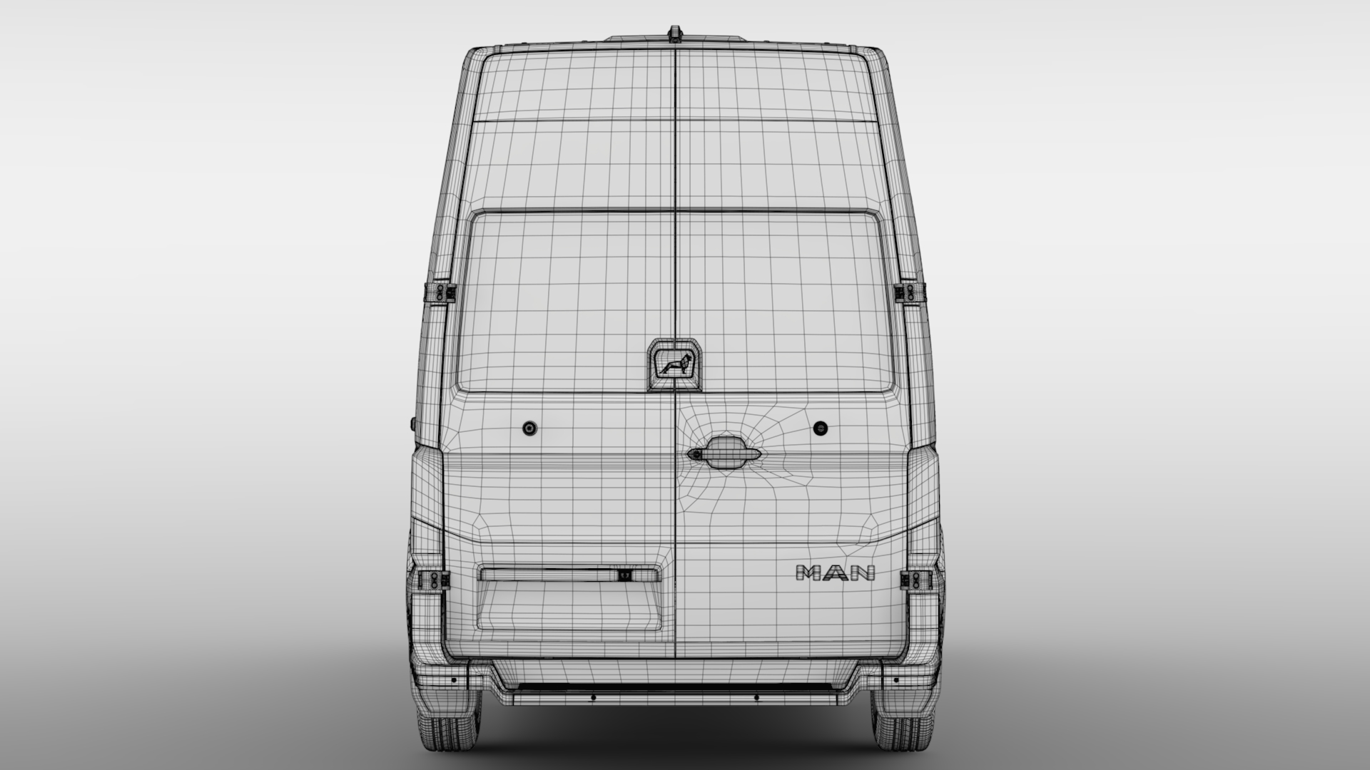 MAN TGE Panel Van | 3D model