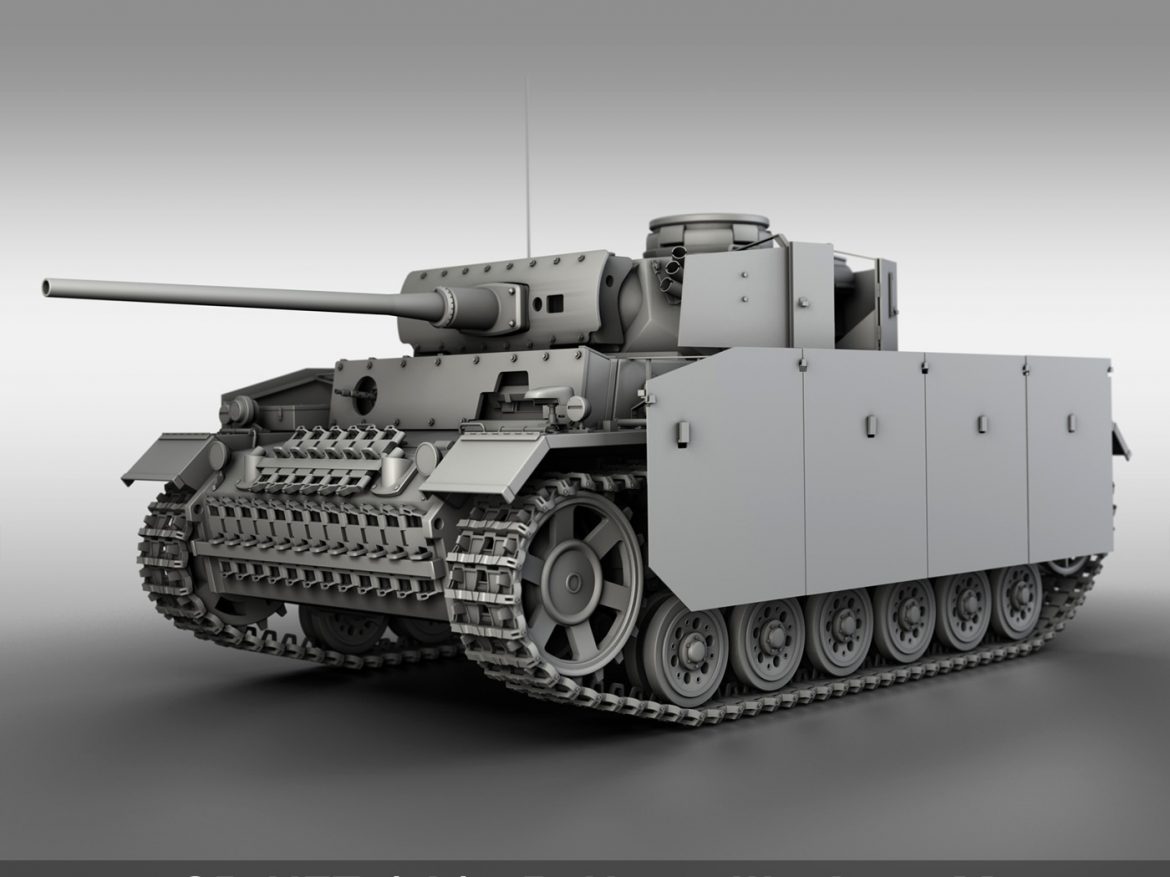 pzkpfw iii – panzer 3 – ausf.m 3d model 3ds fbx c4d lwo obj 252165