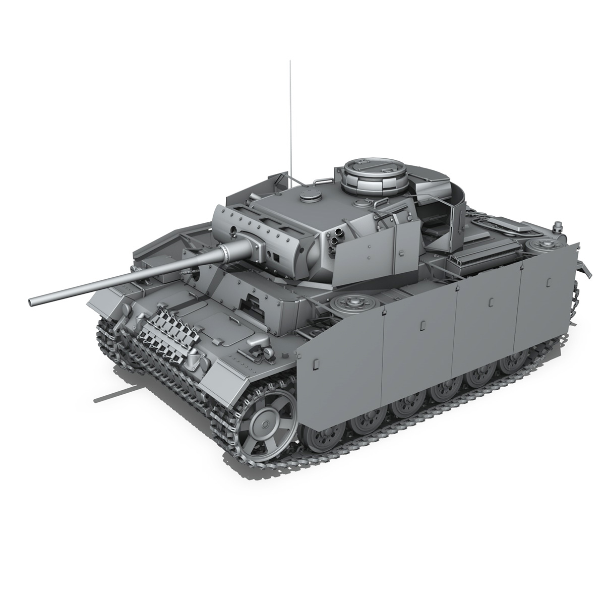 Pzkpfw Iii Panzer 3 Ausfm 3d Model Buy Pzkpfw Iii Panzer 3