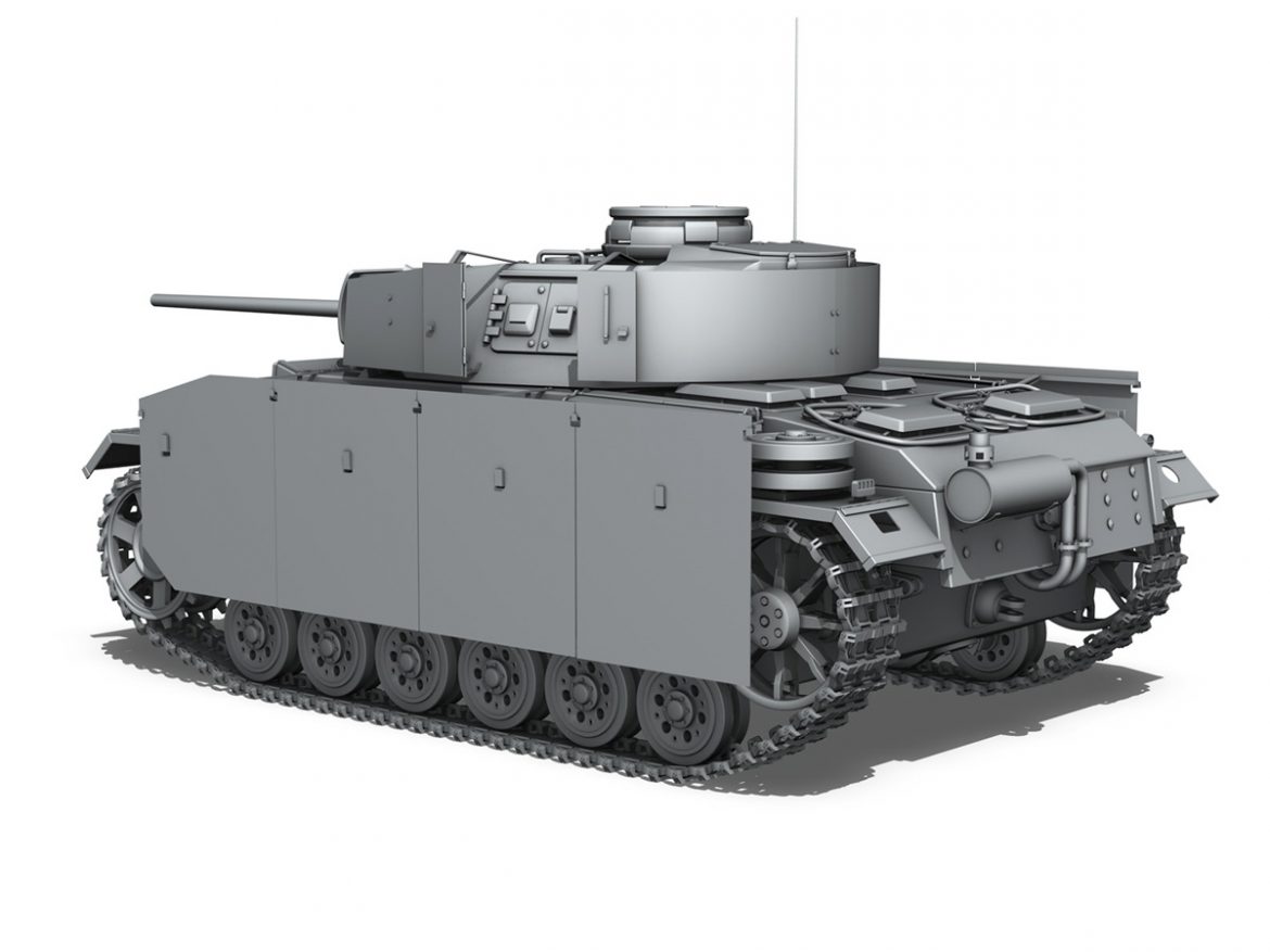pzkpfw iii – panzer 3 – ausf.m 3d model 3ds fbx c4d lwo obj 252169
