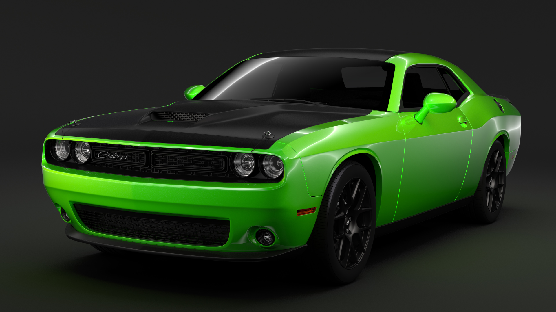 Dodge Challenger TA 2017 3D Model \u2013 Buy Dodge Challenger 