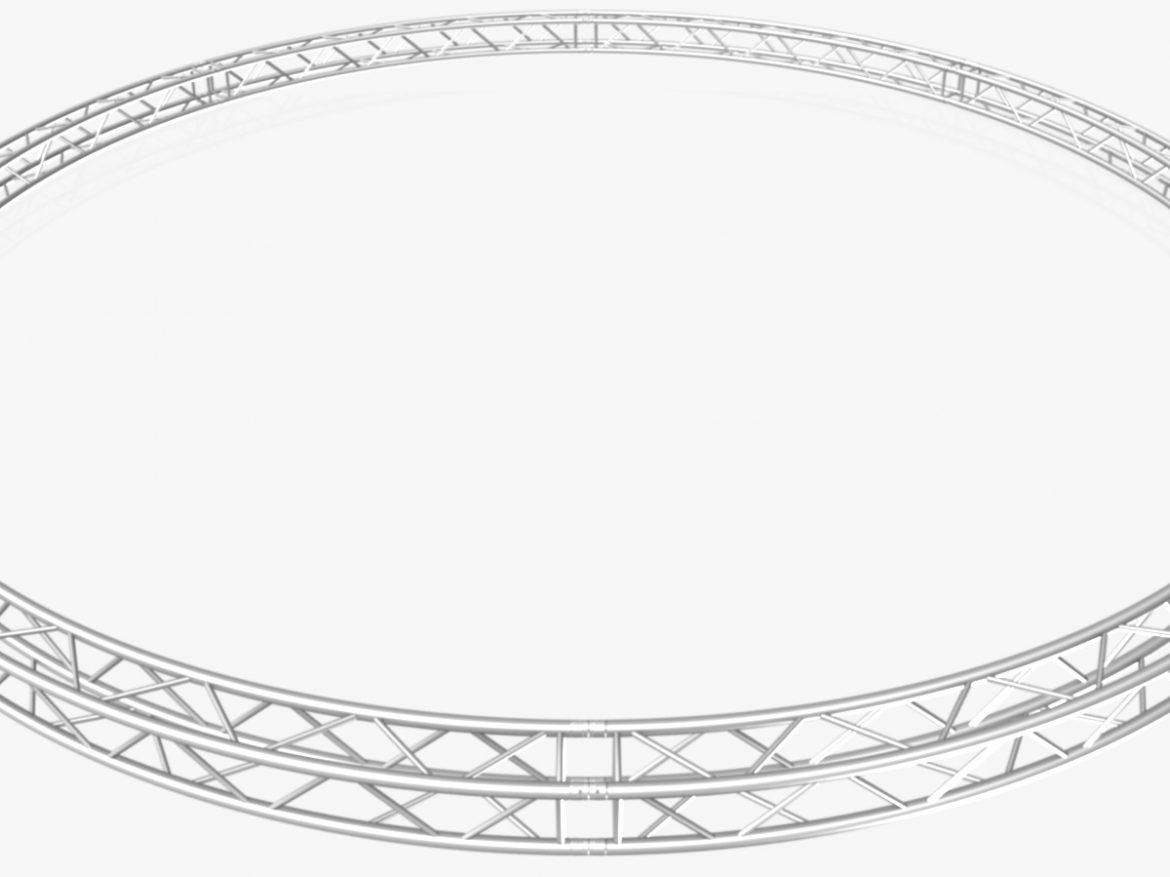 circle square truss (full diameter 800cm) 3d model 3ds max dxf fbx c4d dae  obj 253111