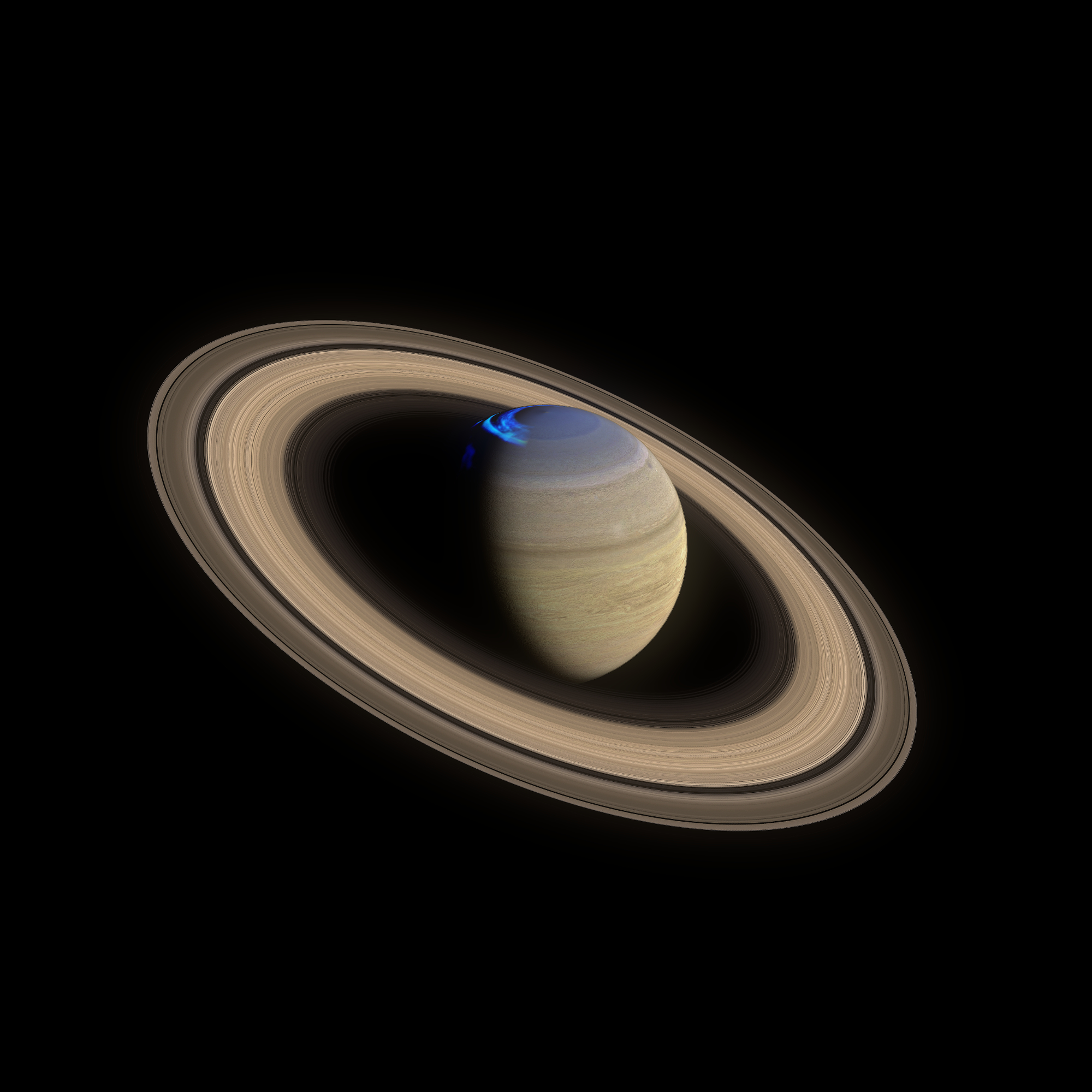Saturn 3D Space Tour