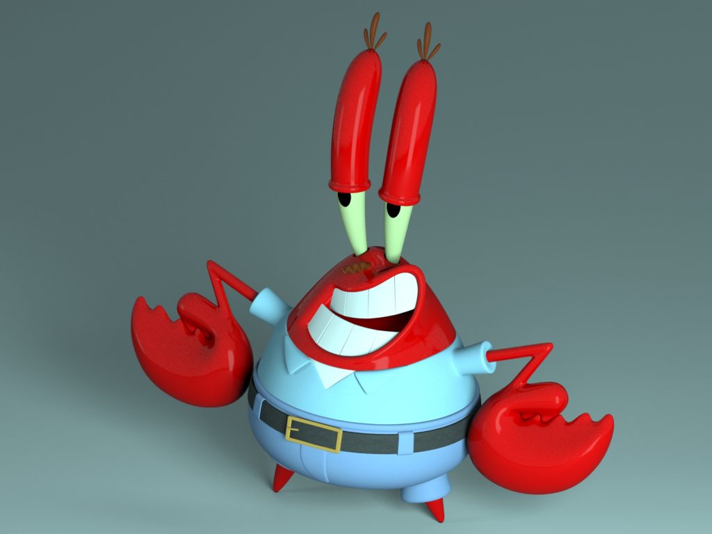 Mr. Krabs 3D Model - FlatPyramid