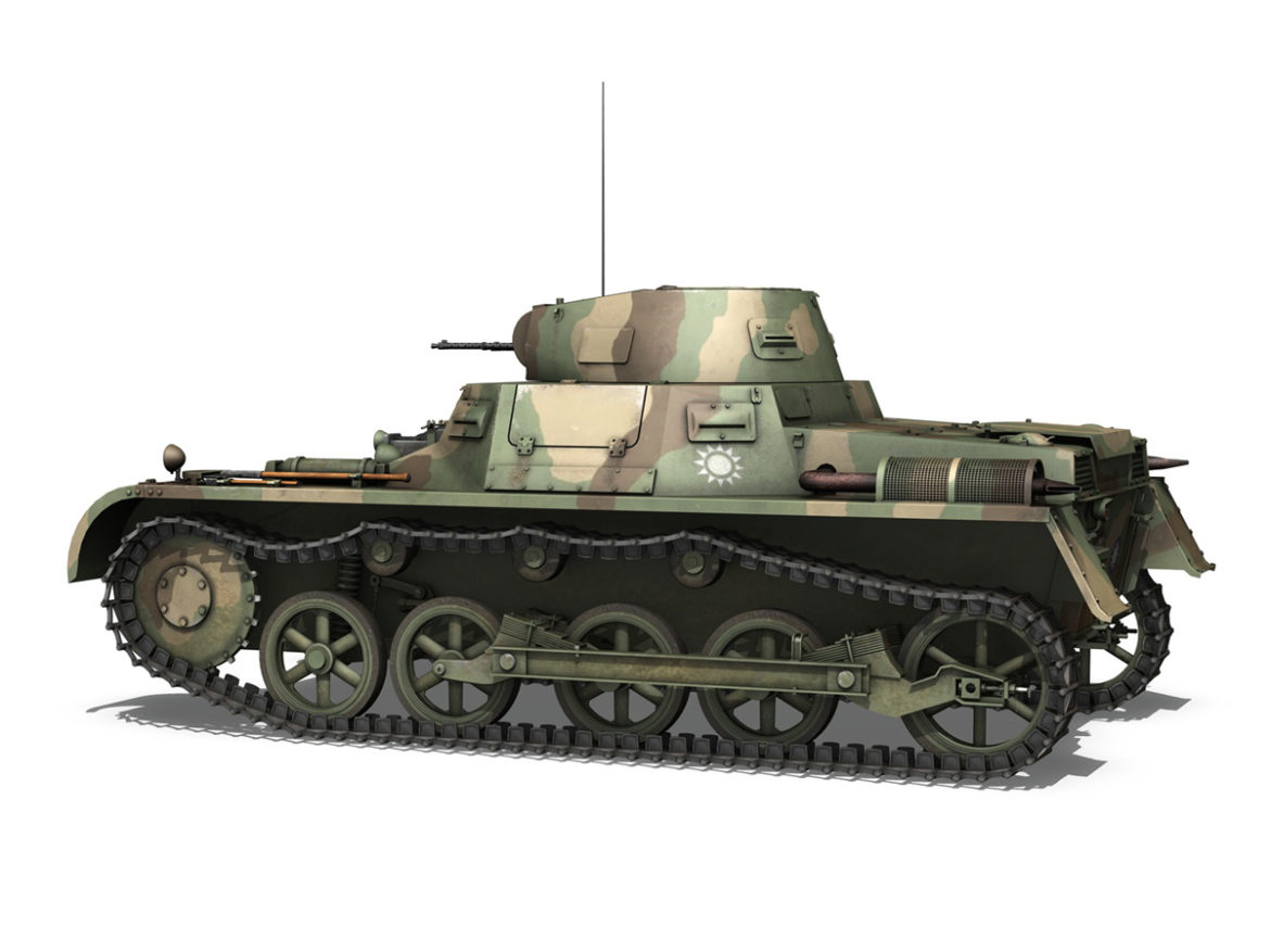 panzer 1 – pzkpfw 1 ausf.a – china 3d model 3ds c4d lwo obj 264082